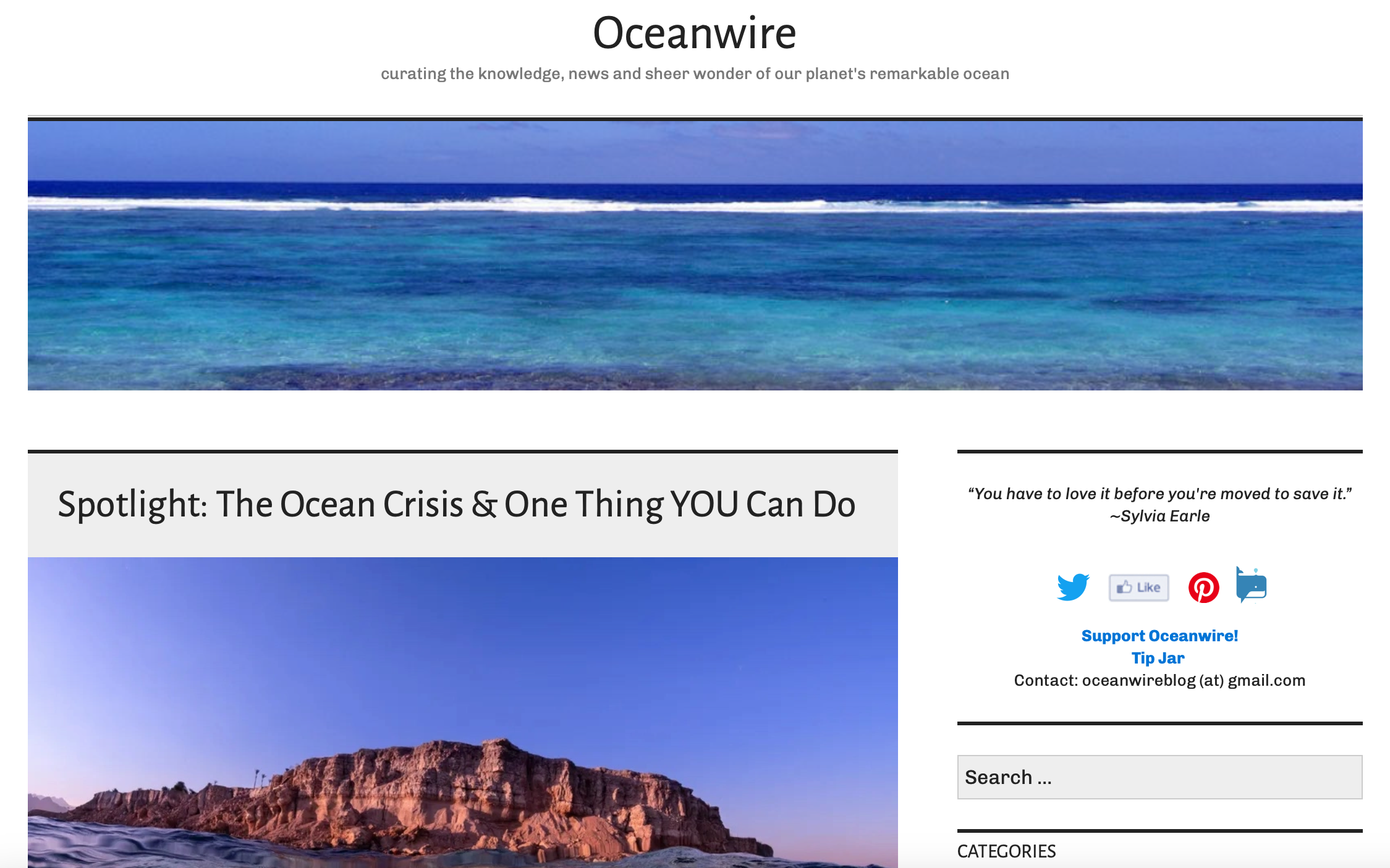 Oceanwire — ocean conservation